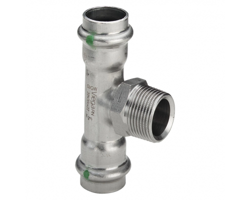 Тройник Viega Sanpress Inox нержавеющая сталь 35х3/4"х35 мм