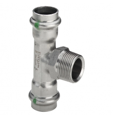Тройник Viega Sanpress Inox нержавеющая сталь 22х3/4"х22 мм
