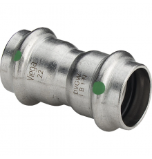 Муфта Viega Sanpress Inox нержавеющая сталь 22 мм
