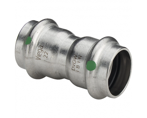 Муфта Viega Sanpress Inox нержавеющая сталь 22 мм