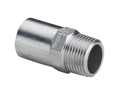 Переходник Viega Sanpress Inox нержавеющая сталь 1/2"х18 мм