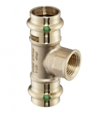 Тройник Viega Sanpress бронза 1/2"х22х22 мм