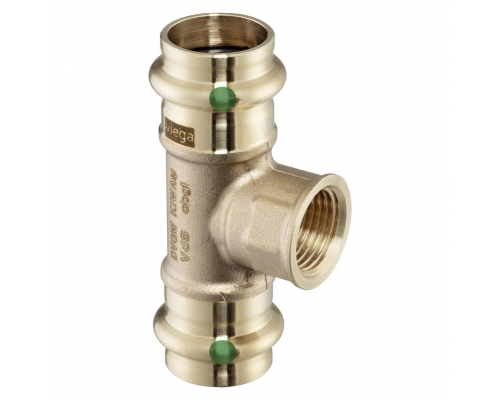 Тройник Viega Sanpress бронза 1/2"х28х28 мм