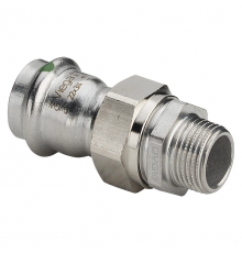 Переходник Viega Sanpress Inox нержавеющая сталь 1/2"х18 мм
