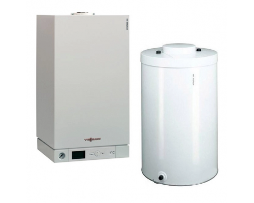 Пакетное предложение Котёл газовый настенный Viessmann Vitopend 100-W 29,9 кВт + Водонагреватель Viessmann Vitocell 100-W  100 л