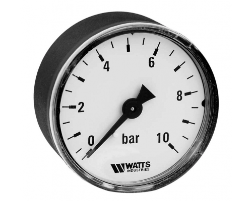 Манометр аксиальный Watts F+R100 MAL Ø50мм 1/4" 0-10 бар