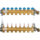 Коллекторная группа Watts Profil HKV-T 08 контуров Typ 513 MT 1", выходы 3/4" евроконус