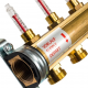 Коллекторная группа Watts Profil HKV-T 09 контуров Typ 513 MT 1", выходы 3/4" евроконус