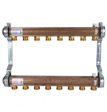 Коллекторная группа Watts Profil HKV/A 08 контуров Typ 500 MT 1", выходы 3/4" евроконус