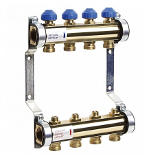 Коллекторная группа Watts HKV 04 контура Typ 510 MT 1", выходы 3/4" евроконус