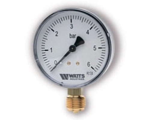 Манометр радиальный WATTS F+R200 MRP  (63мм 6бар G1/4")