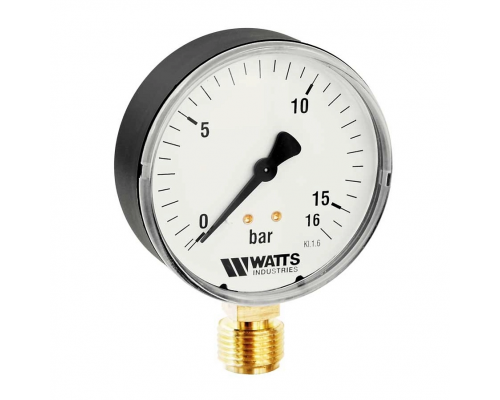 Манометр радиальный Watts F+R200 MRP Ø50мм 1/4" 0-10 бар