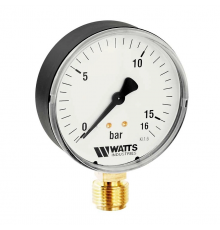 Манометр радиальный Watts F+R250 MRS Ø100мм 1/2" 0-16 бар