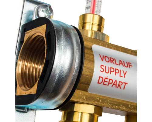 Коллекторная группа Watts Profil HKV-T 08 контуров Typ 513 MT 1", выходы 3/4" евроконус