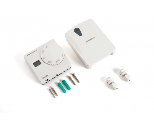 Термостат комнатный Бастион TEPLOCOM TS-2AA/3A RF2