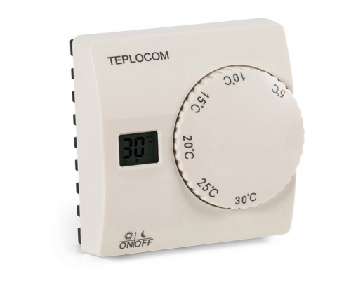 Термостат комнатный Бастион TEPLOCOM TS-2AA/8A