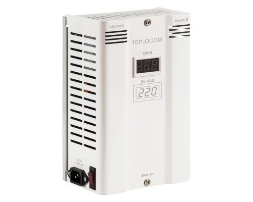Стабилизатор для газовых котлов отопления Бастион TEPLOCOM ST-600 INVERTOR