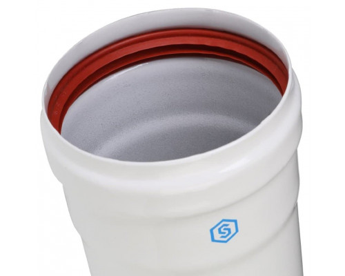 Элемент дымохода DN 80 труба 500 мм пм STOUT SCA-0080-000500