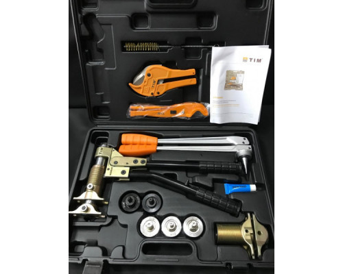 Ручной аксиальный пресс TIM FT-1240C-18, для труб Pink+Stabil