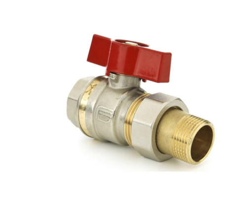 Шаровой кран Danfoss BVR-F 1/2" американка латунь бабочка 065B8203 (Данфосс)