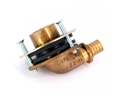 Угольник настенный Rehau Rautitan 14563741001 (водорозетка) 16-Rp 1/2, для гипсокартонных плит RX+ (Рехау)