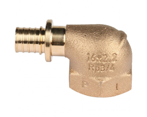 Угольник переходник Rehau Rautitan 14563541001 с внутренней резьбой 16-3/4 RX+ (Рехау)