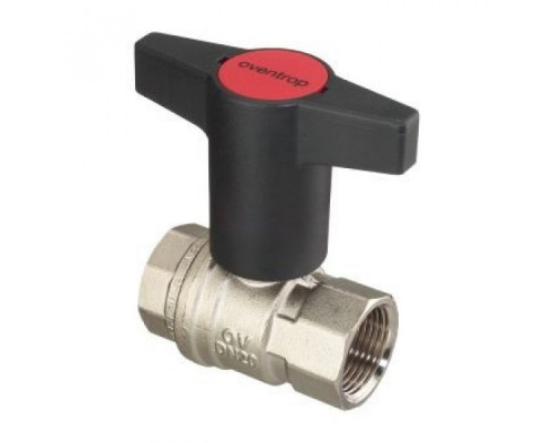 Кран шаровый 3/4" ВВ маховик пластмассовый Optibal Oventrop 1077106 (Овентроп)