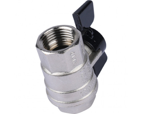Кран шаровый ВВ бабочка 1/2" Bugatti (Бугатти)