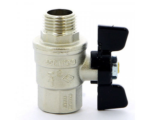 Кран шаровый ВН бабочка 1/2" Bugatti (Бугатти)