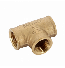Тройник Viega 264222 равнопроходной ВР 1/2", бронза (Виега)
