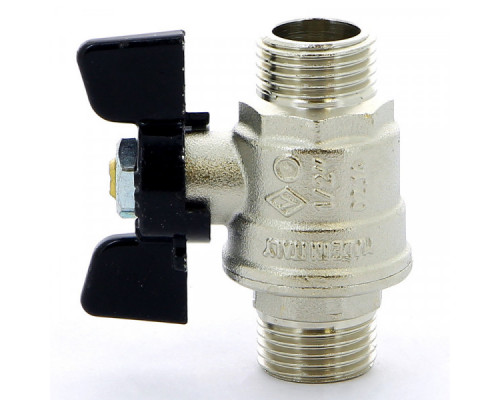 Кран шаровый НН бабочка 1/2" Bugatti (Бугатти)