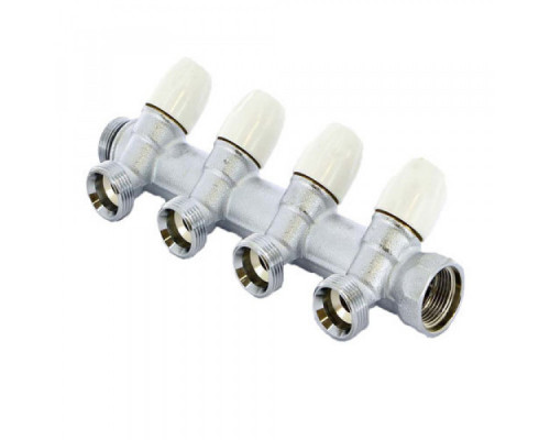 Распределительный коллектор REHAU G 1" с 4 отводами G 3/4" 11316471001 (РЕХАУ)