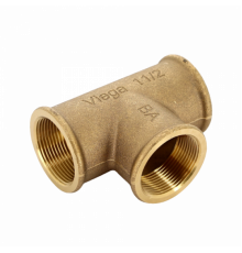 Тройник Viega 264307 равнопроходной ВР 1 1/2", бронза (Виега)