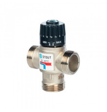 Клапан термосмесительный НР 1 20-43°С KV 1.6 м3/ч SVM-0120-164325 Stout (Стоут)