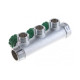 Коллектор FAR FK 3822 3412TP FAR регулирующий проходной ВР-НР 3/4"х1/2" с 3 отводами (Фар)