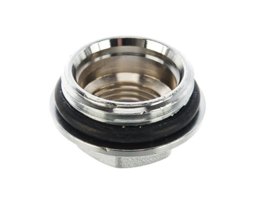 Хромированный концевой переходник FAR 3/4"НР х 1/2"ВР FK 4200 3412 с уплотнением (Фар)