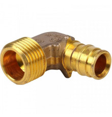 Угольник переходник Uponor 1023020 Q&E с наружной резьбой латунь 20x1/2"НР (Упонор)