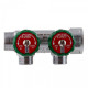Коллектор FAR FK 3821 3412TP регулирующий проходной ВР-НР 3/4"х1/2" с 2 отводами (Фар)