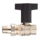 Кран шаровый Optibal 3/4" НГ с американкой маховик пластмассовый Oventrop 1075706 (Овентроп)