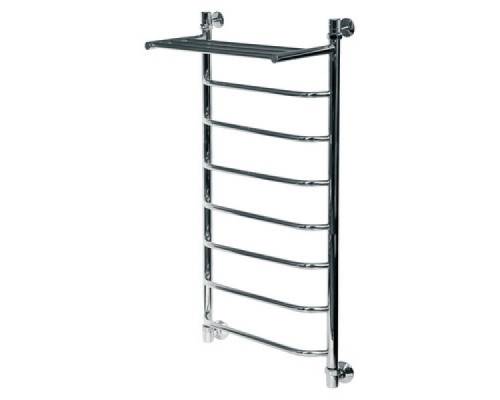 Водяной полотенцесушитель Ника Trapezium ЛТ ВП 1200x600 8 с полкой Nika