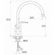 Смеситель для кухни (мойки) Ganzer ENGELBART GZ03021-B (Ганзер)